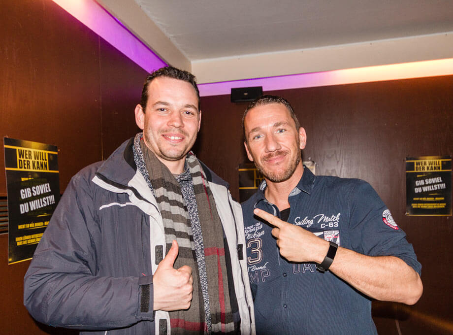 Hanspeter Ohrwalder mit Calvin Hollywood